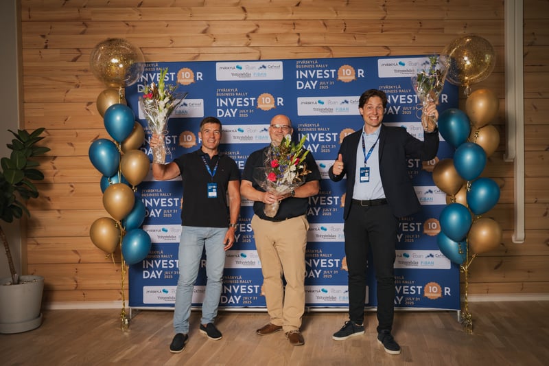 Jyväskylä Business Rally Investor Day juhli 10-vuotista taivaltaan – päivän voittajat palkittiin kansainvälisillä mahdollisuuksilla