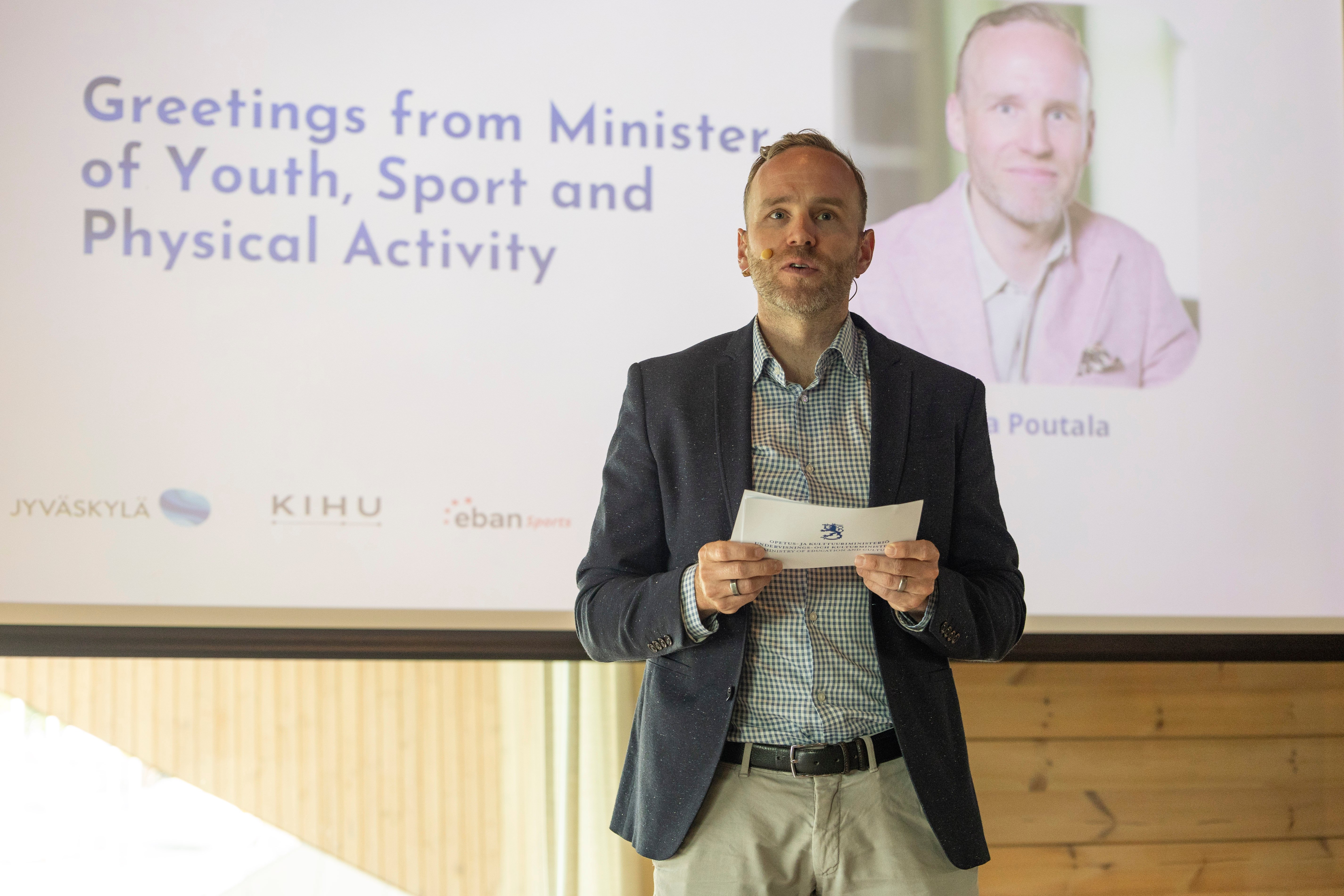 Ministeri Mika Poutala Sport Tech Day 2026