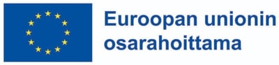 EU:n lippu ja teksti Euroopan unionin osarahoittama