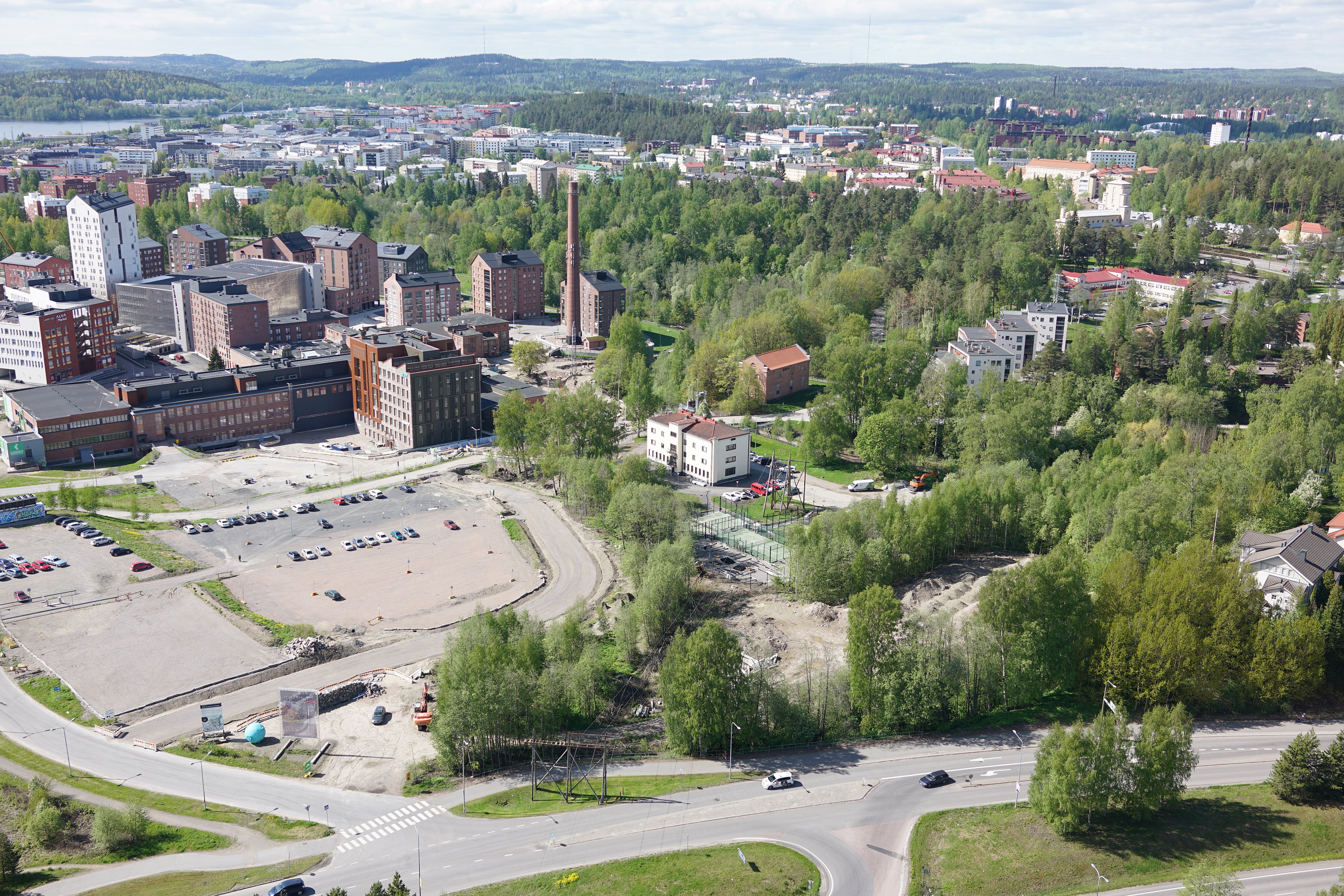 Ilmanäkymäkuva Kankaan Suvannon alueesta