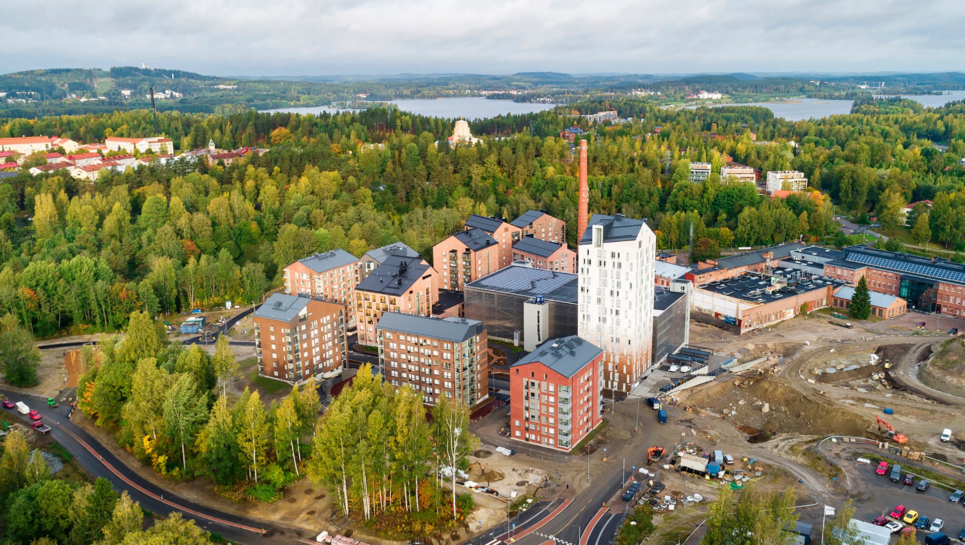 Kangas ilmakuva syksy