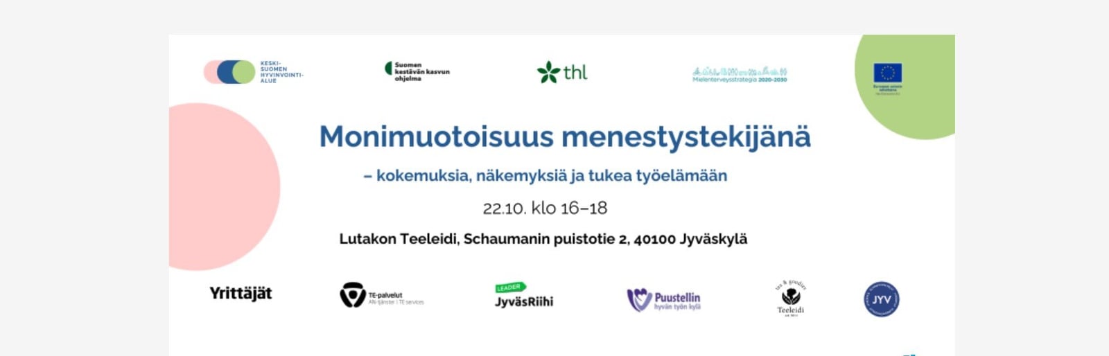 Monimuotoisuus menestystekijänä