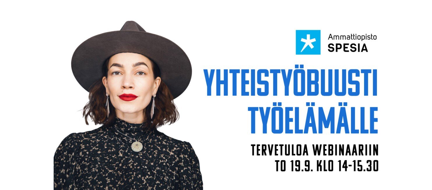 Yhteistyöbuusti- Spesian maksuton verkkotapahtuma työelämälle