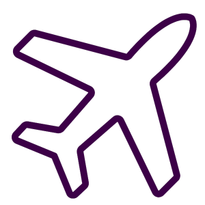 Etäisyys lentokentälle