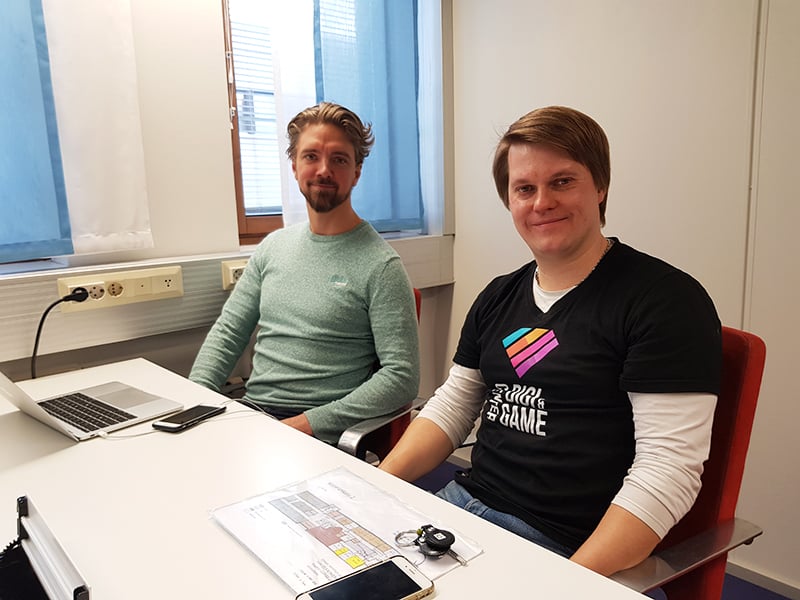 Teemu Vähä-Ruka gApplication ja Tuomas Roininen Expa