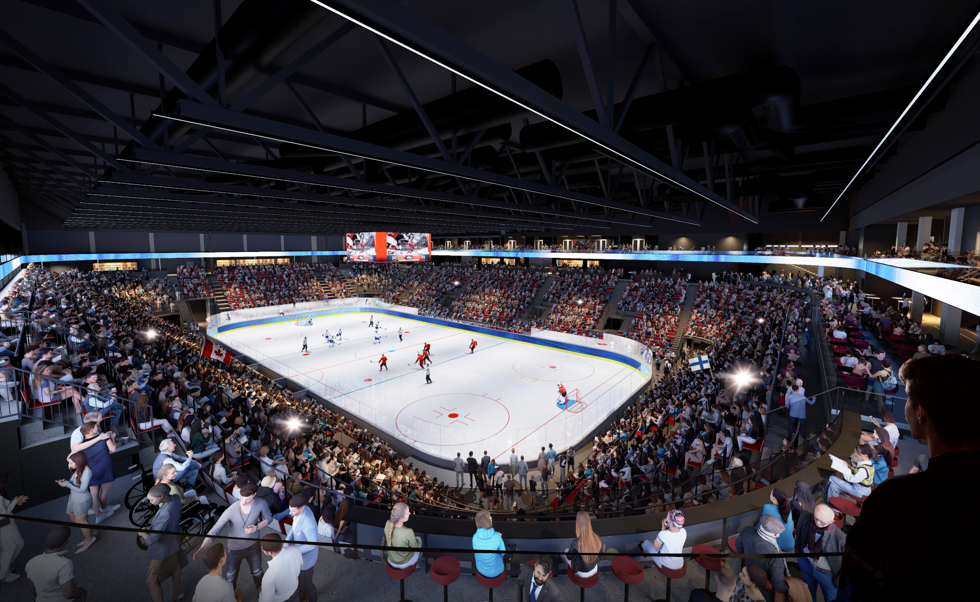 Havainnekuva Hippoksen Jääurheilukeskuksesta