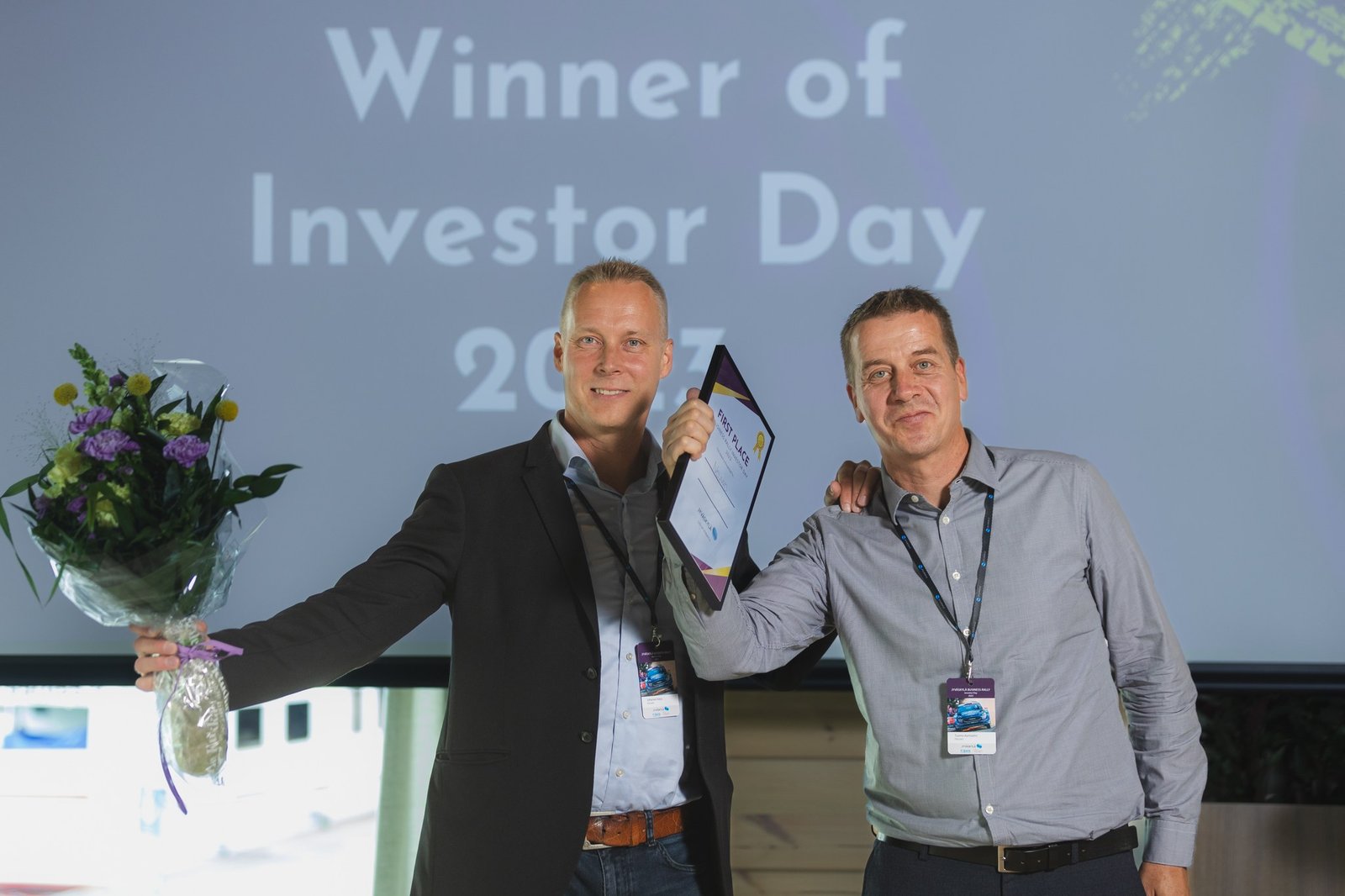 The winner of Jyväskylä Business Rally Investor Day is announced