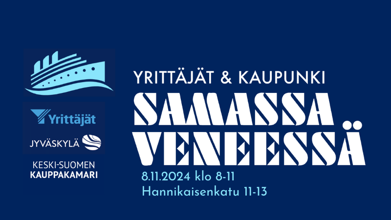 Yrittäjät & kaupunki Samassa veneessä -tapahtuma