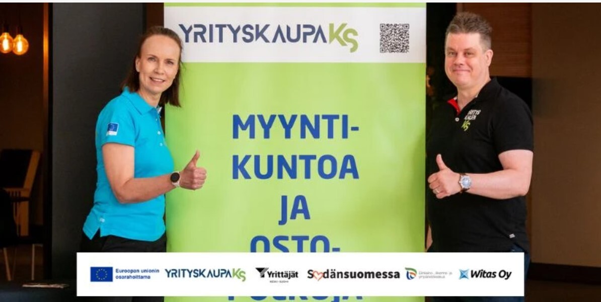 YrityskaupaKS-hankkeen Yritykset kuntoon -koulutuksen tietoisku yrittäjille ja maakunnan yrityskehittäjille 